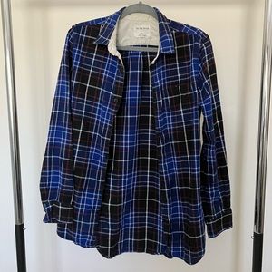 Blue plaid Flannel